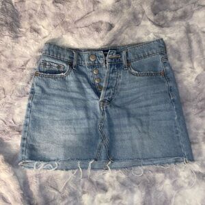 Aeropostale High rise Jean skirt